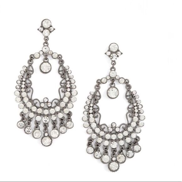 Tasha Crystal Drop Earrings (G1) - Picture 1 of 4